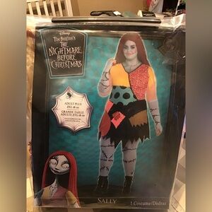 Disney Sally Costume Dress - Black, Orange, Red, Yellow